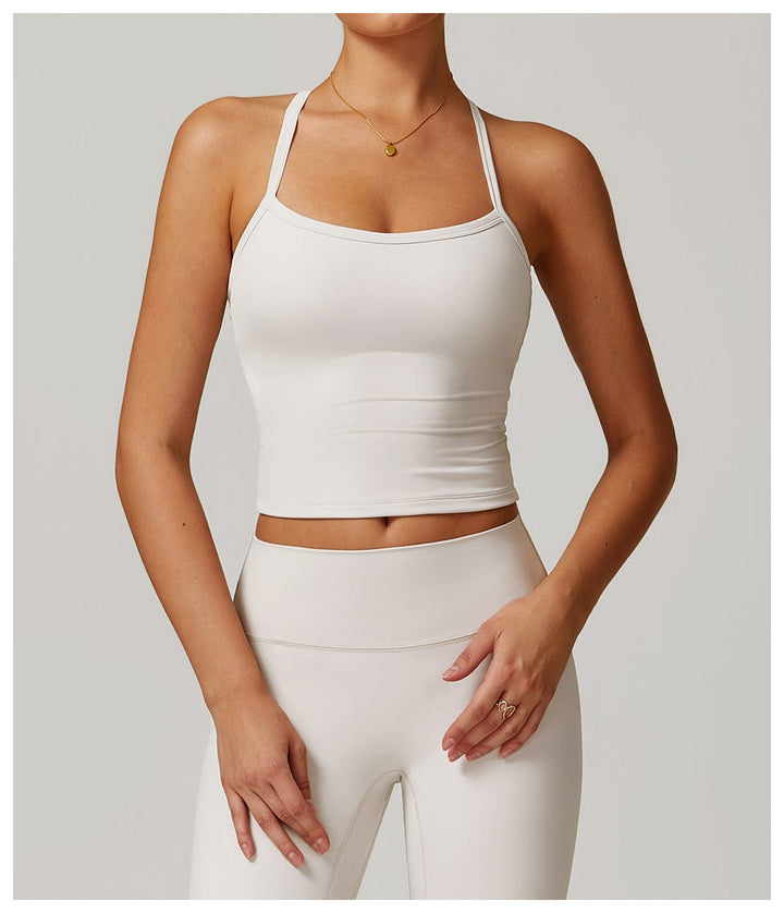 Valantomode | Women's Sleeveless Shaping Cami with Spaghetti Straps