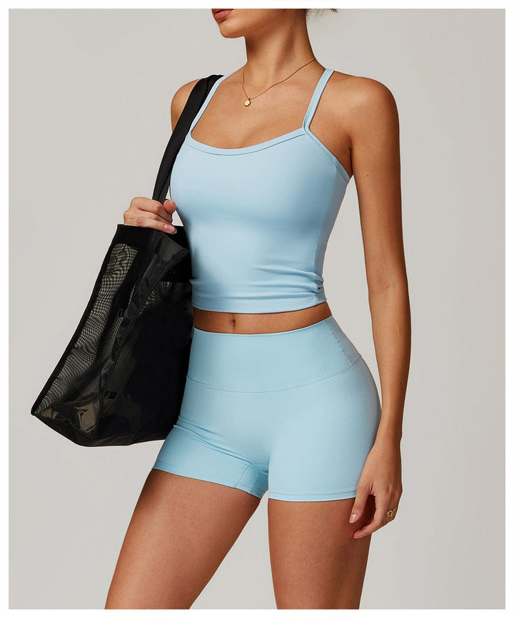 Valantomode | Women's Sleeveless Shaping Cami with Spaghetti Straps