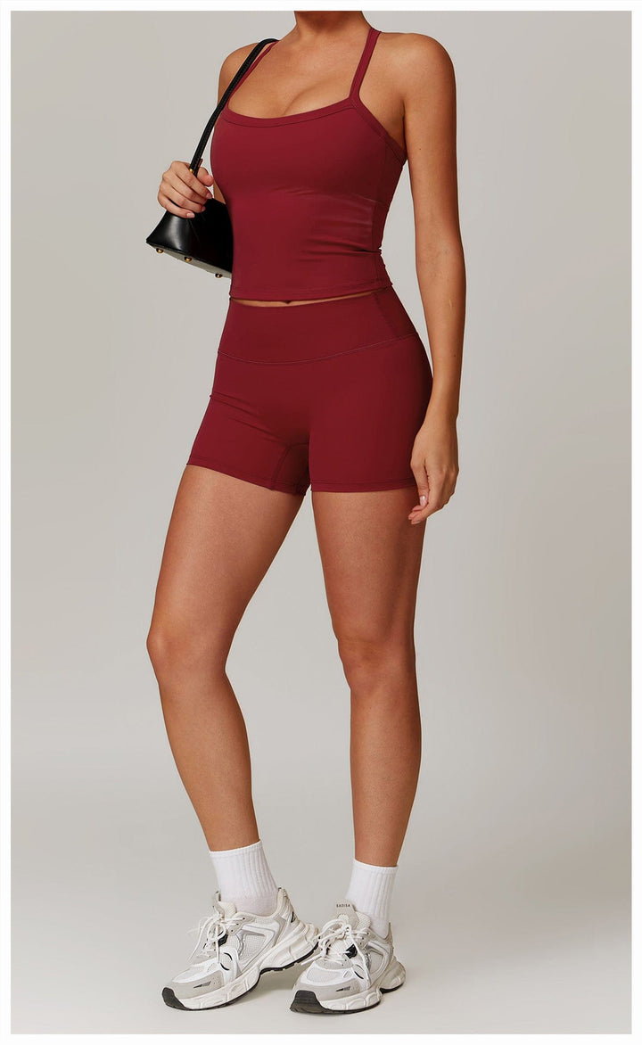 Valantomode | Women's Sleeveless Shaping Cami with Spaghetti Straps