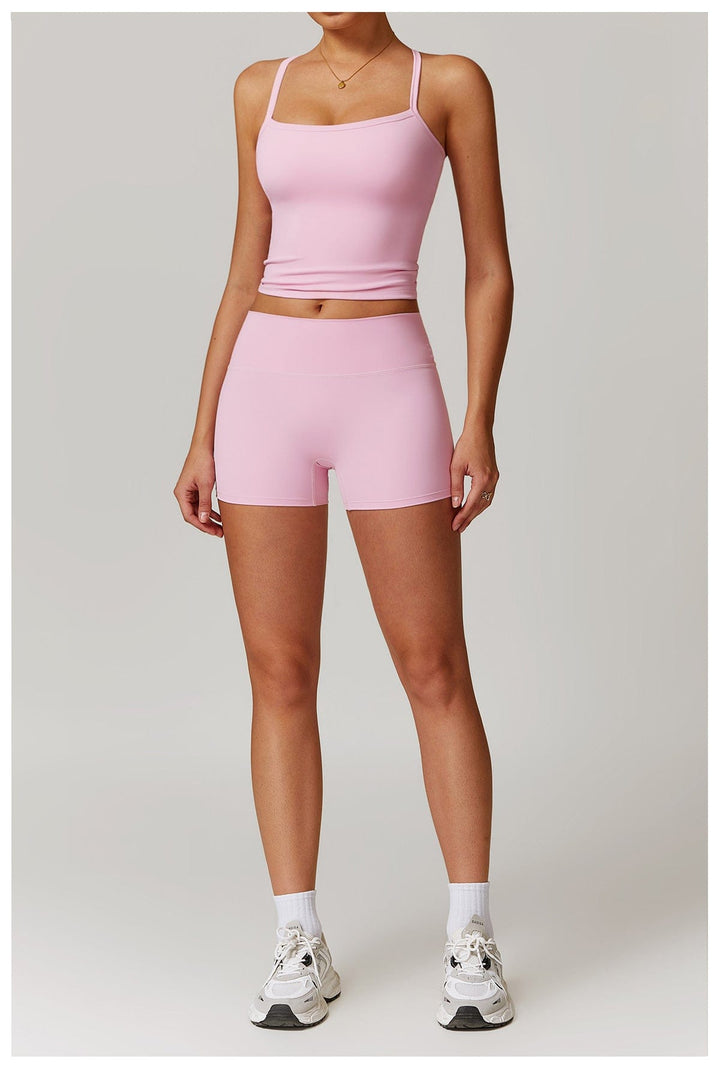 Valantomode | Women's Sleeveless Shaping Cami with Spaghetti Straps