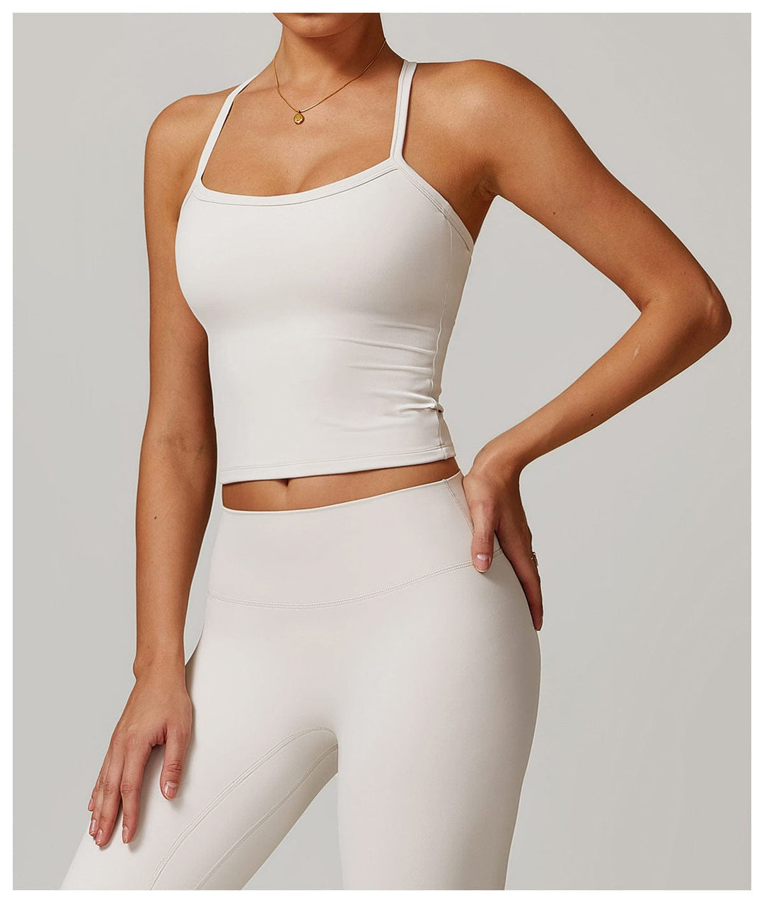 Valantomode | Women's Sleeveless Shaping Cami with Spaghetti Straps