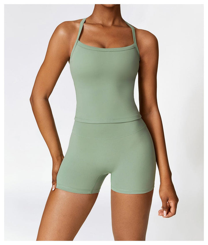 Valantomode | Women's Sleeveless Shaping Cami with Spaghetti Straps