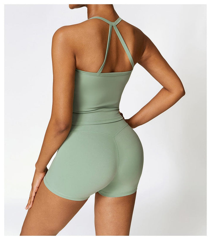 Valantomode | Women's Sleeveless Shaping Cami with Spaghetti Straps