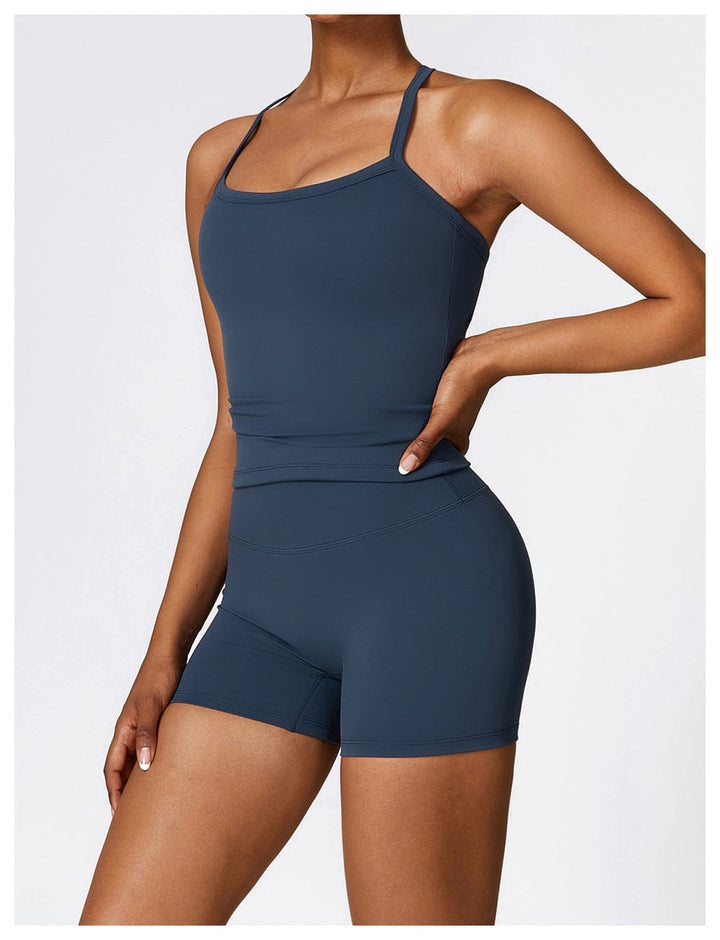 Valantomode | Women's Sleeveless Shaping Cami with Spaghetti Straps