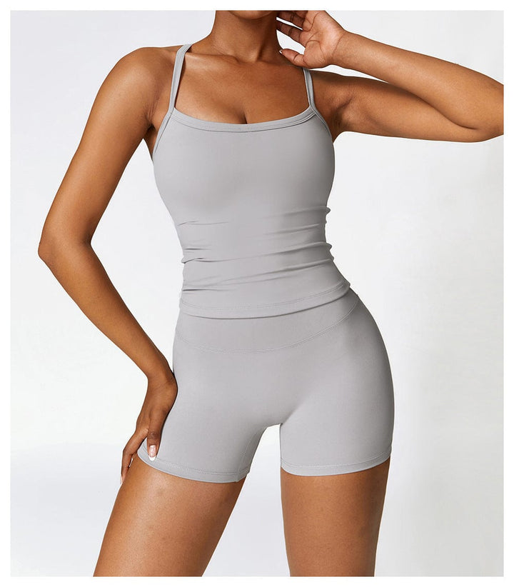 Valantomode | Women's Sleeveless Shaping Cami with Spaghetti Straps