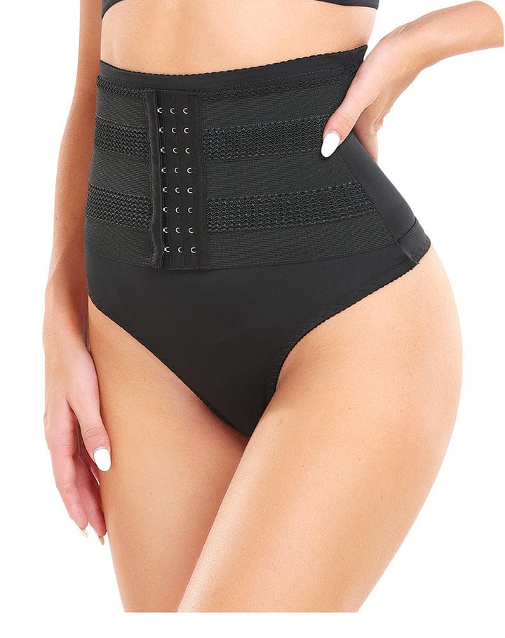 Valantomode | High-Waisted Shaping Underwear with Hook and Eye Closure