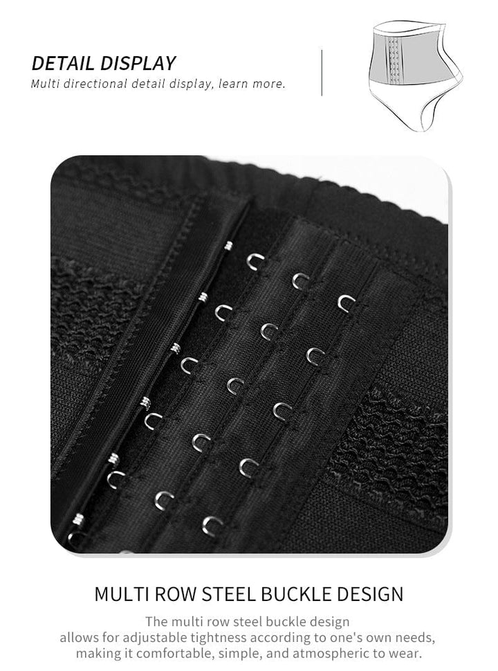 Valantomode | High-Waisted Shaping Underwear with Hook and Eye Closure