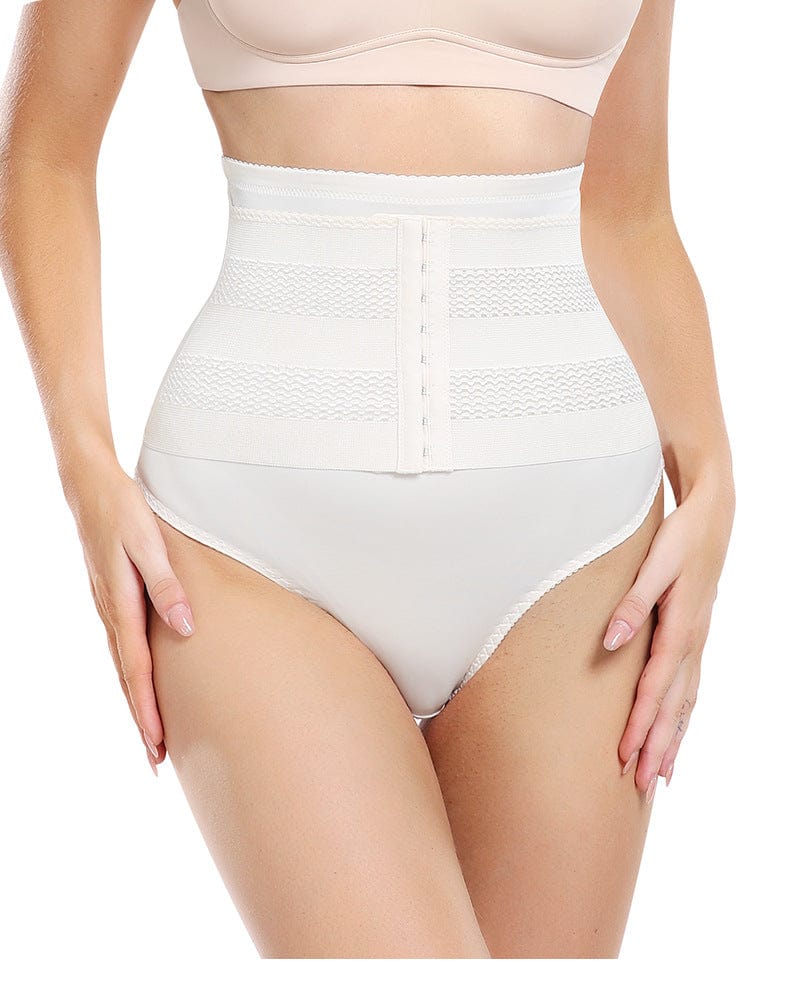 Valantomode | High-Waisted Shaping Underwear with Hook and Eye Closure