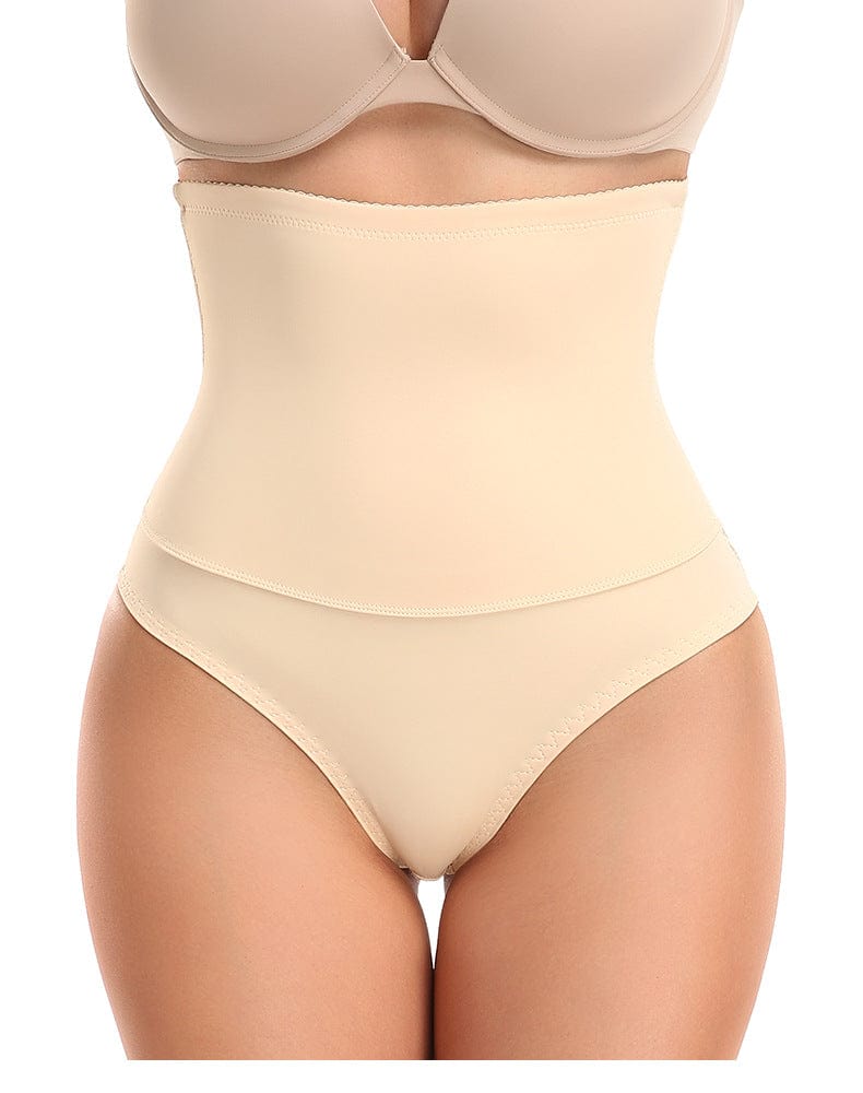 Valantomode | Women's High Waist Lace Tummy Control Cincher Underwear