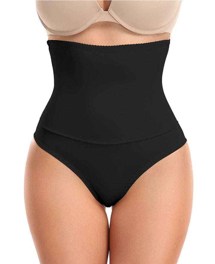 Valantomode | Women's High Waist Lace Tummy Control Cincher Underwear