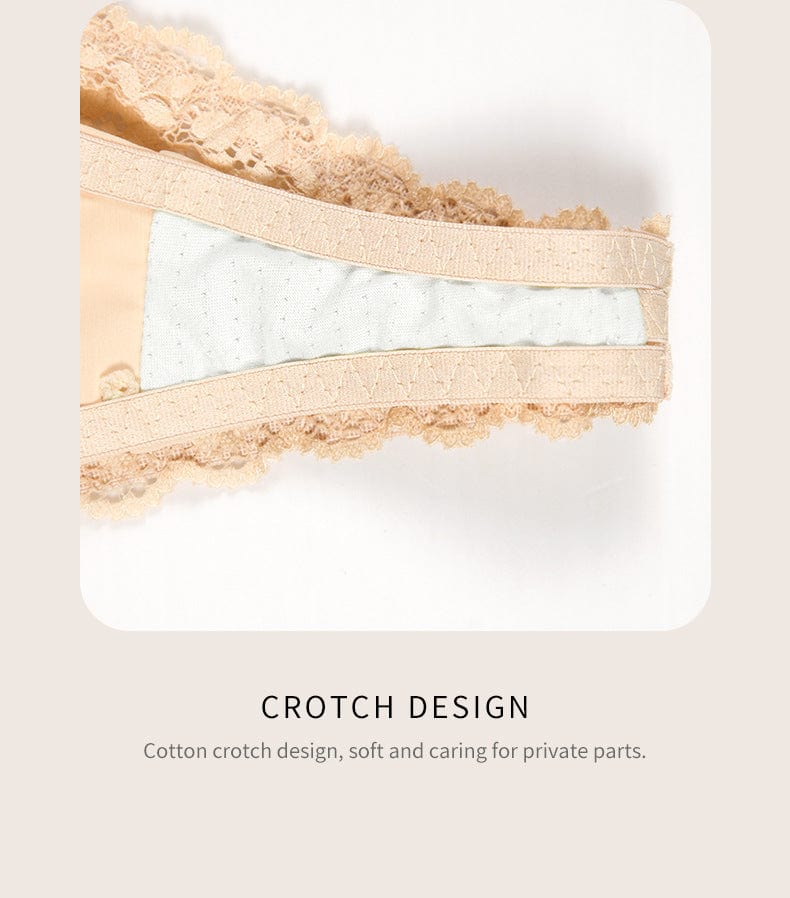 Valantomode | Women's High Waist Lace Tummy Control Cincher Underwear