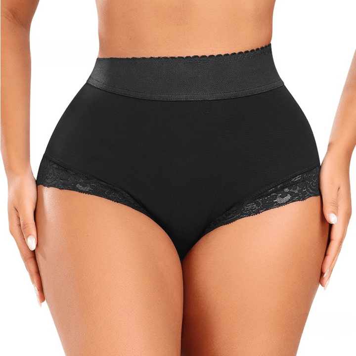 Valantomode | High-Waisted Lace Shaping Briefs for Women