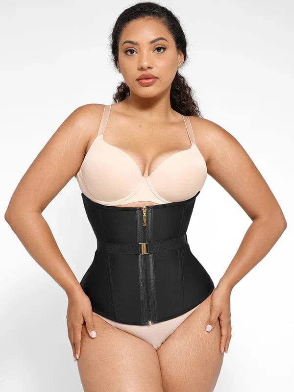 Valantomode | Lace-Trimmed Underbust Waist Trainer Corset
