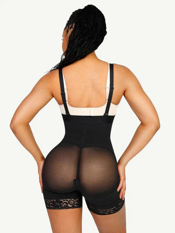 Valantomode | Tummy Control Lace Adjustable Shapewear Shorts with Tri-Layer Compression Architecture