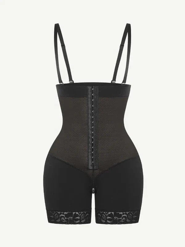 Valantomode | Tummy Control Lace Adjustable Shapewear Shorts with Tri-Layer Compression Architecture
