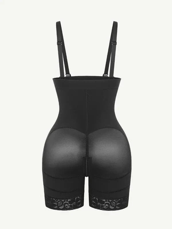 Valantomode | Tummy Control Lace Adjustable Shapewear Shorts with Tri-Layer Compression Architecture