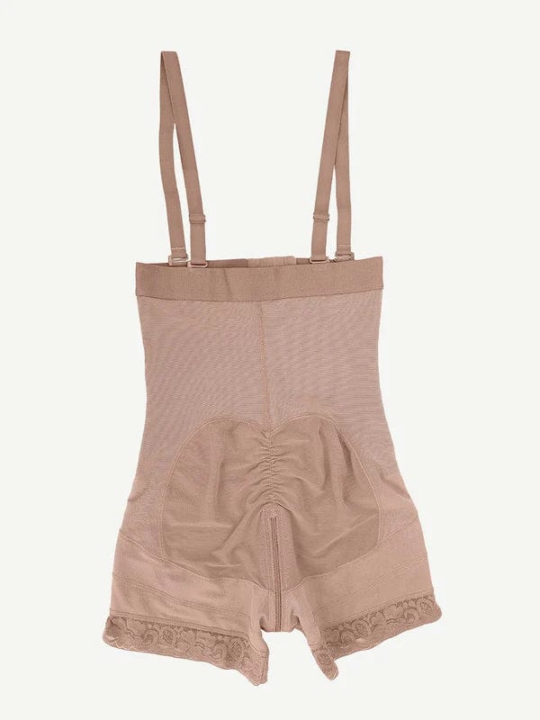 Valantomode | Tummy Control Lace Adjustable Shapewear Shorts with Tri-Layer Compression Architecture