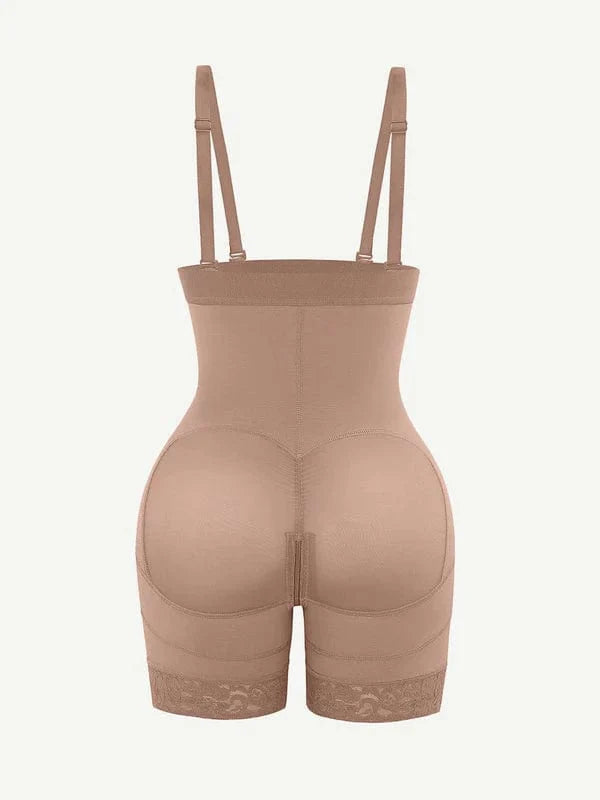 Valantomode | Tummy Control Lace Adjustable Shapewear Shorts with Tri-Layer Compression Architecture