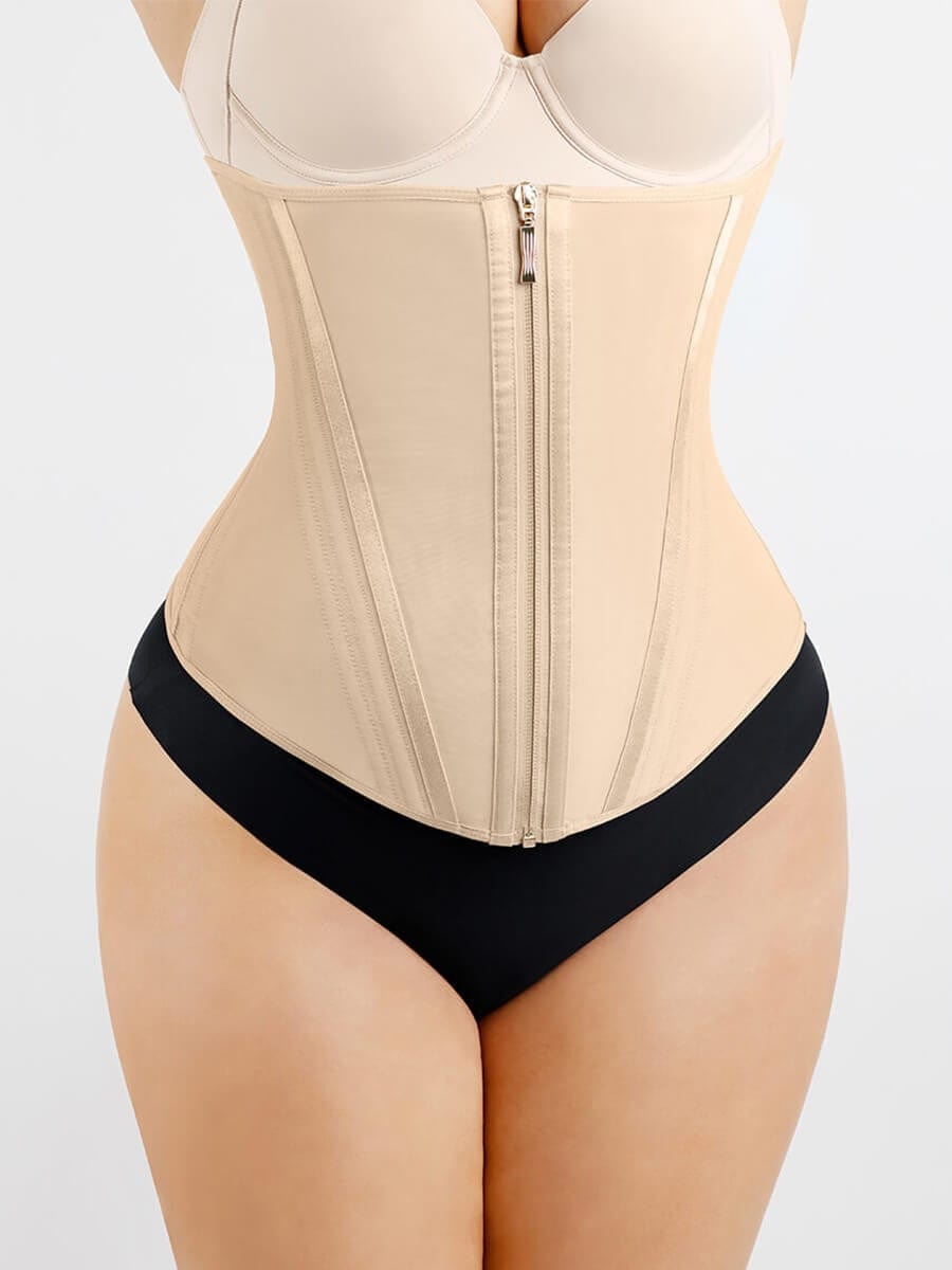 Valantomode | 15 Steel-Boned Slimming Waist Trainer Shapewear