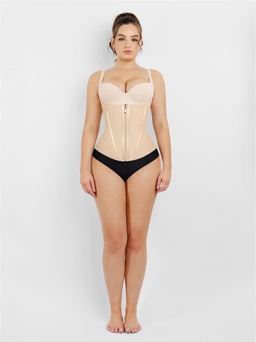 Valantomode | 15 Steel-Boned Slimming Waist Trainer Shapewear