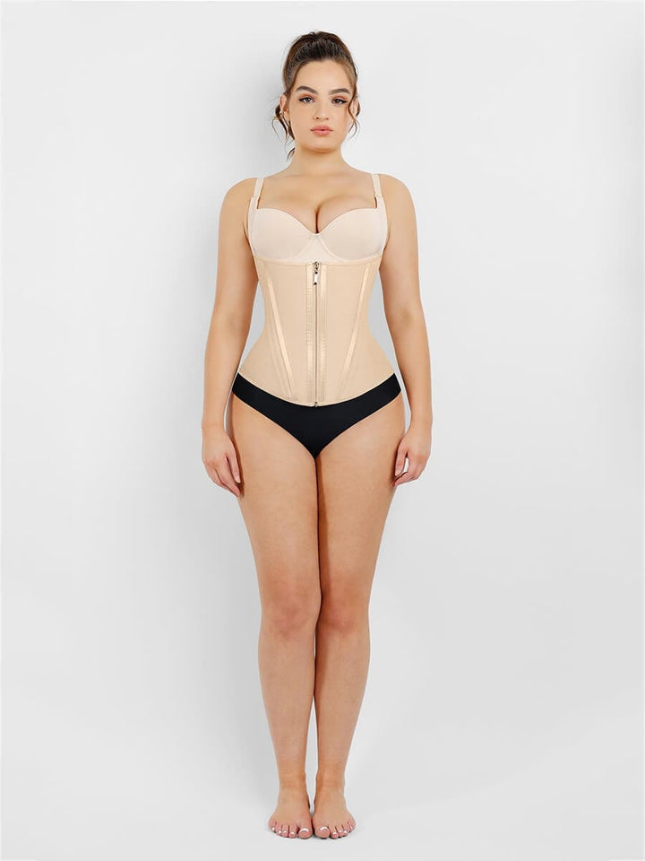 Valantomode | 15 Steel-Boned Slimming Waist Trainer Shapewear