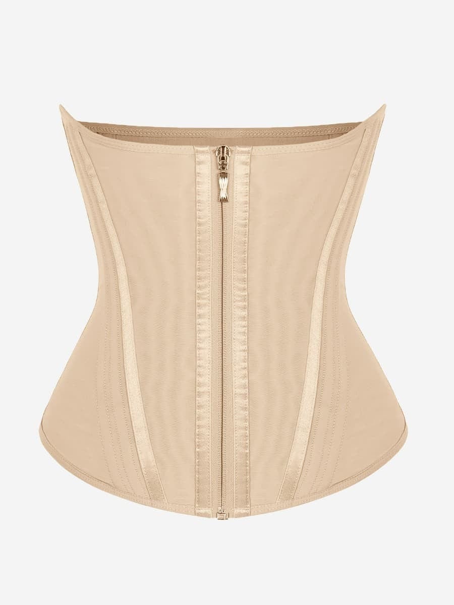 Valantomode | 15 Steel-Boned Slimming Waist Trainer Shapewear