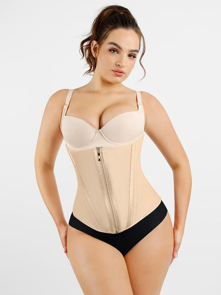 Valantomode | 15 Steel-Boned Slimming Waist Trainer Shapewear