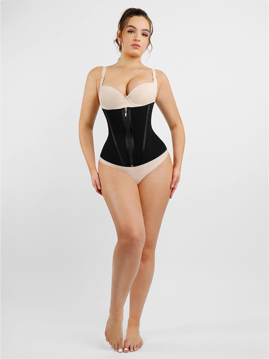 Valantomode | 15 Steel-Boned Slimming Waist Trainer Shapewear