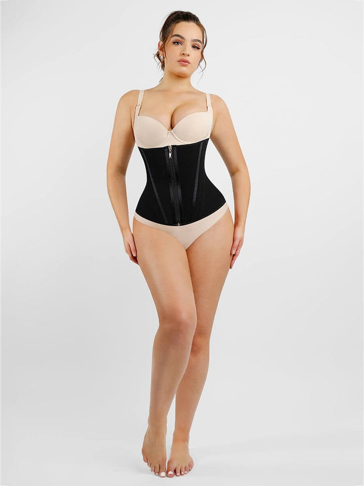 Valantomode | 15 Steel-Boned Slimming Waist Trainer Shapewear