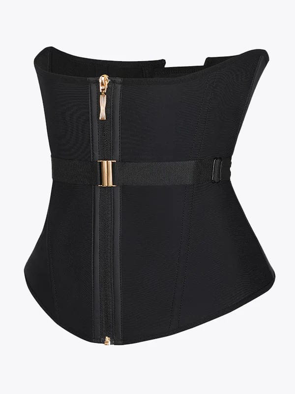 Valantomode | Lace-Trimmed Underbust Waist Trainer Corset