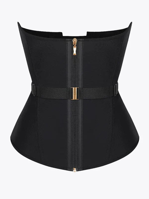 Valantomode | Lace-Trimmed Underbust Waist Trainer Corset
