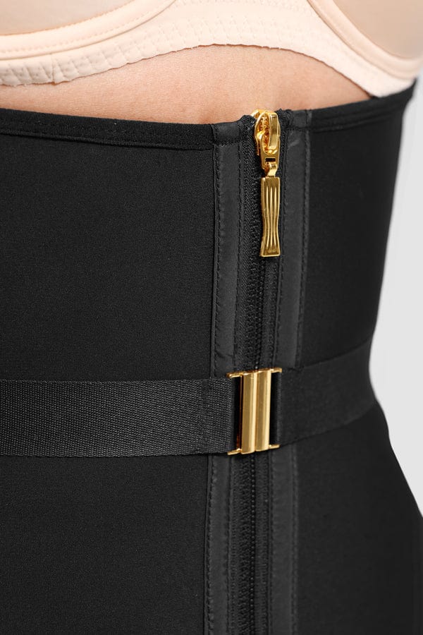 Valantomode | Lace-Trimmed Underbust Waist Trainer Corset