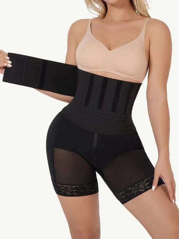 Valantomode | Rubber Band Waist Trainer Shaper Shorts