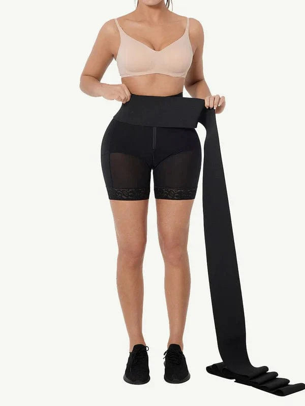 Valantomode | Rubber Band Waist Trainer Shaper Shorts