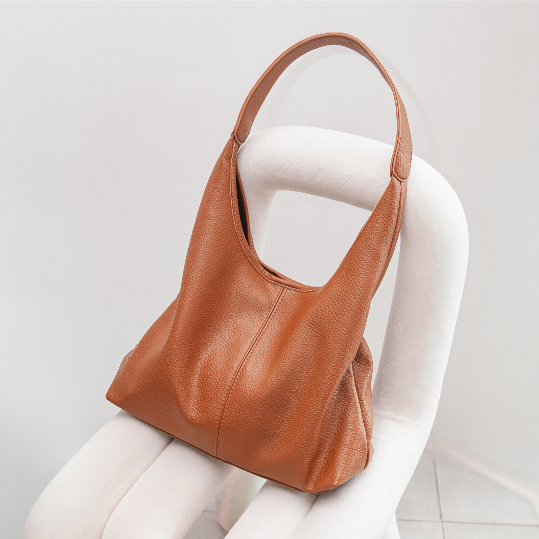 Valantomode | The Veridian Fluid Garrison – Women's Premium Vegan Leather Executive Hobo Bag
