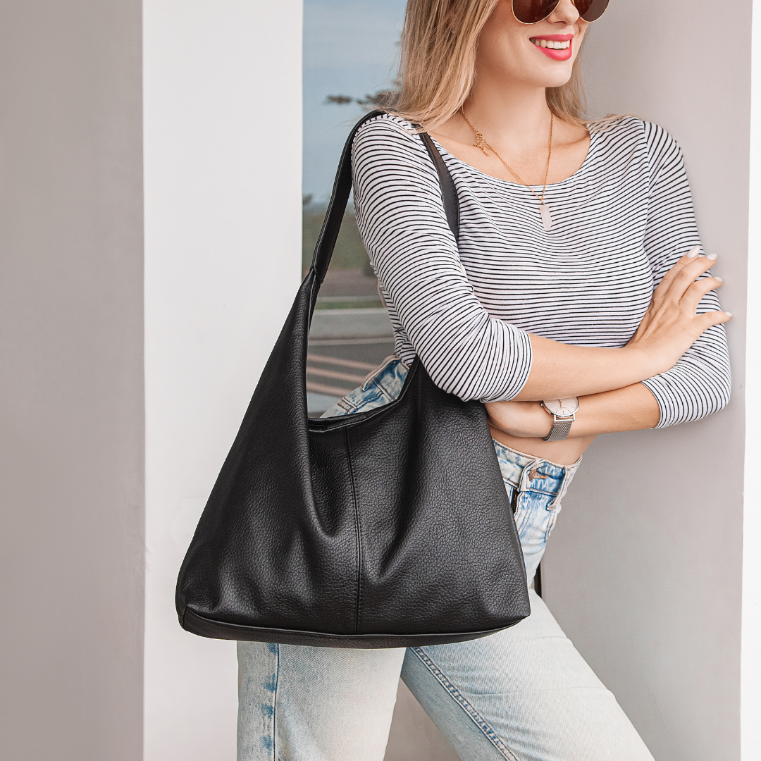 Valantomode | The Veridian Fluid Garrison – Women's Premium Vegan Leather Executive Hobo Bag