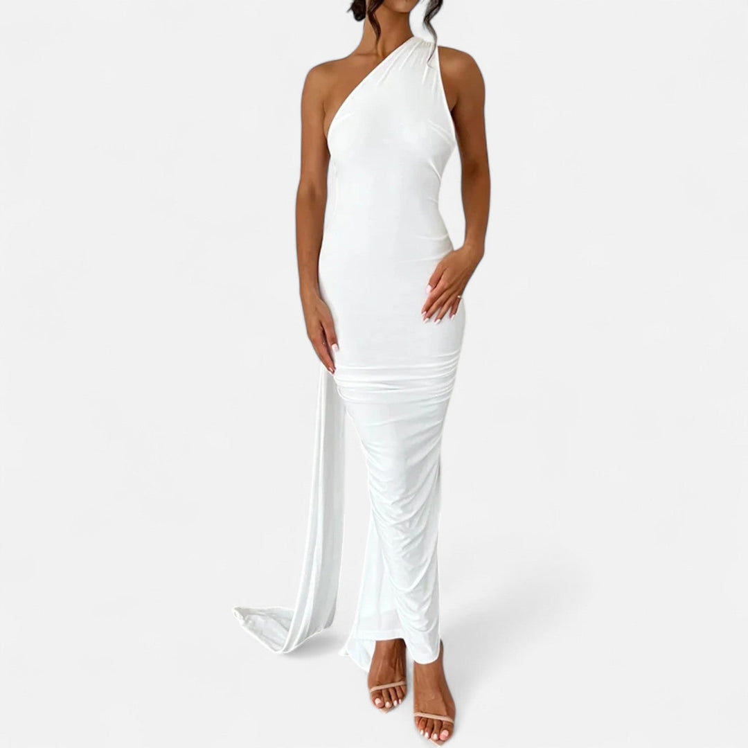 Valantomode  | Women’s Backless Scarf-Tie Evening Dress