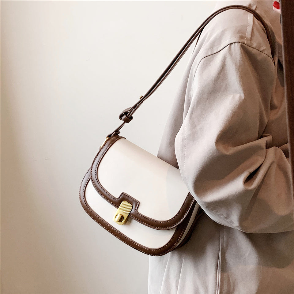 Valantomode | The ‘Aurelius’ Lily Sentinel Vessel – Women's Premium Turn-Lock Executive Crossbody