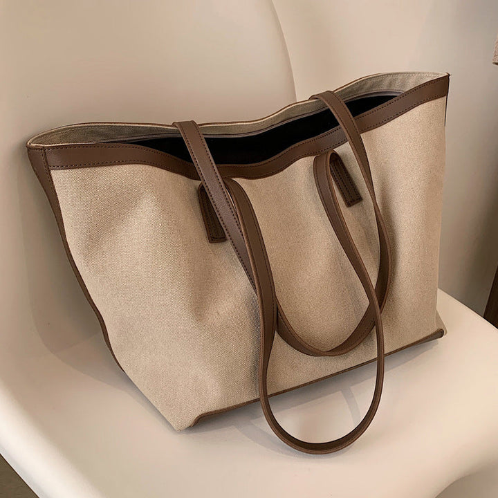 Valantomode | The ‘Aurelius’ Hazel Monolith Garrison – Women's Premium Earth-Tone Canvas Tote
