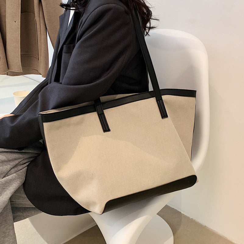 Valantomode | The ‘Aurelius’ Hazel Monolith Garrison – Women's Premium Earth-Tone Canvas Tote