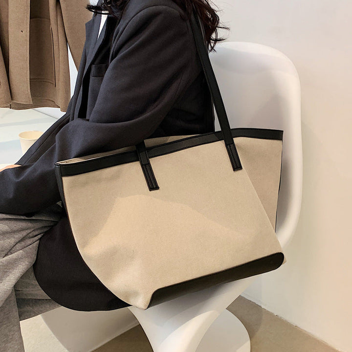 Valantomode | The ‘Aurelius’ Hazel Monolith Garrison – Women's Premium Earth-Tone Canvas Tote