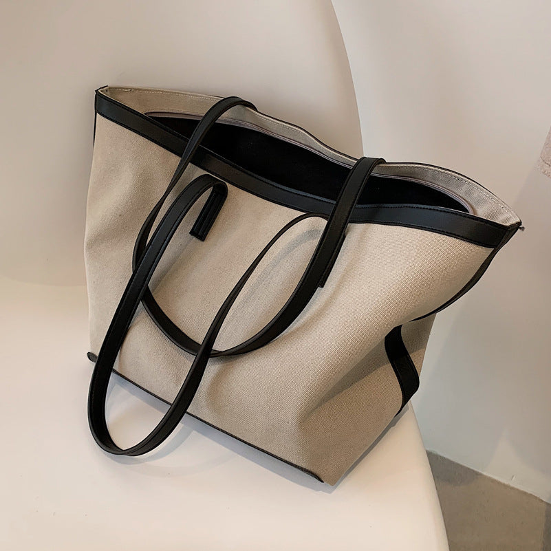 Valantomode | The ‘Aurelius’ Hazel Monolith Garrison – Women's Premium Earth-Tone Canvas Tote