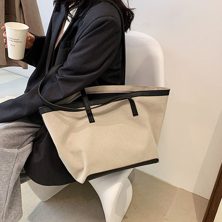 Valantomode | The ‘Aurelius’ Hazel Monolith Garrison – Women's Premium Earth-Tone Canvas Tote