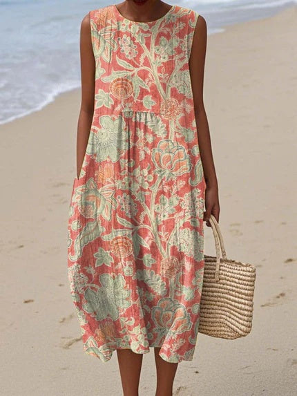 Valantomode | Charming Floral Dress Perfect for Spring Outings