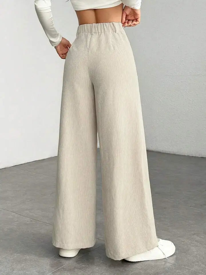 Valantomode | Women’s Wide-Leg Linen Trousers – Linen-Woven Authority & Estate Flow
