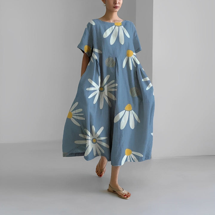 Valantomode | Stylish Print Dress for Chic Everyday Wear
