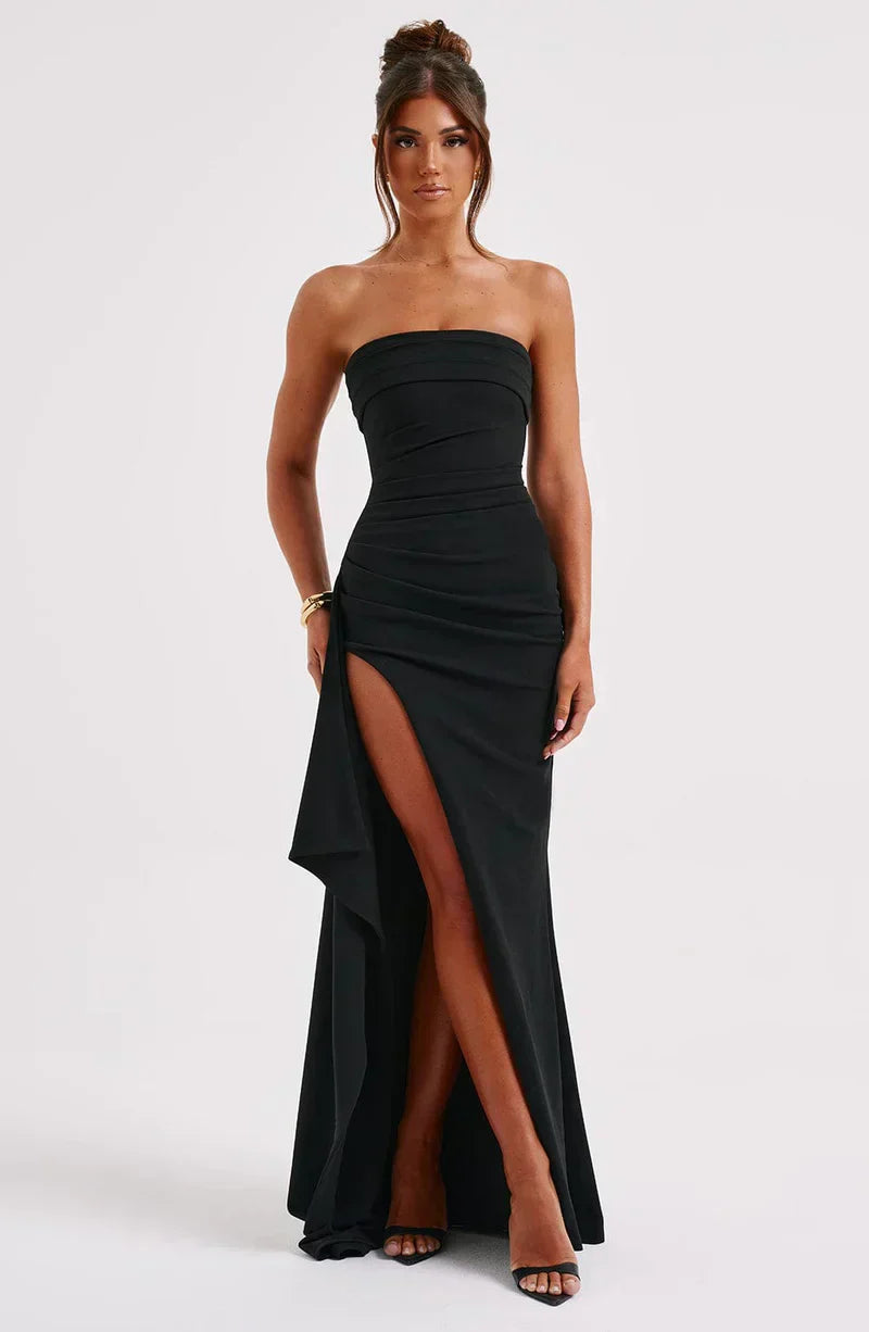 Valantomode | Twisted Maxi Dress for Effortless Elegance and Comfort