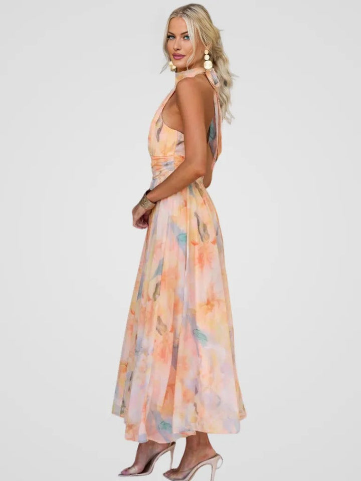 Valantomode | Chic Midi Dress Perfect for Elegant Evening Events